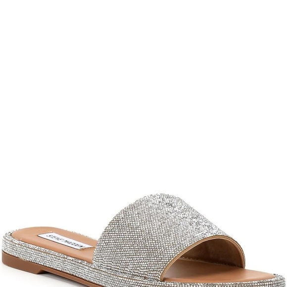 Steve Madden •
Achieve Rhinestone Slide Sandals - Picture 1 of 6